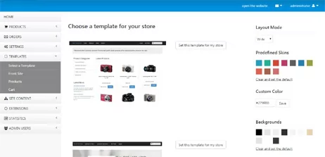customize design responsive shopping cart
