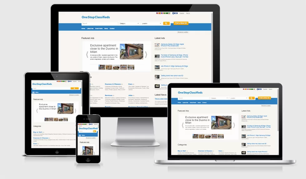 ATN Classifieds responsive php script