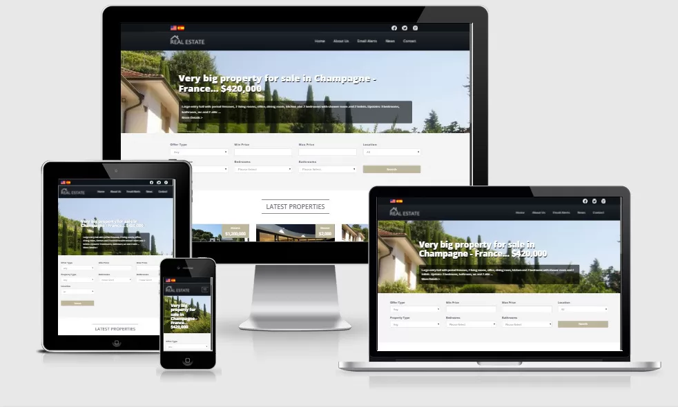 responsive atn realtor php software